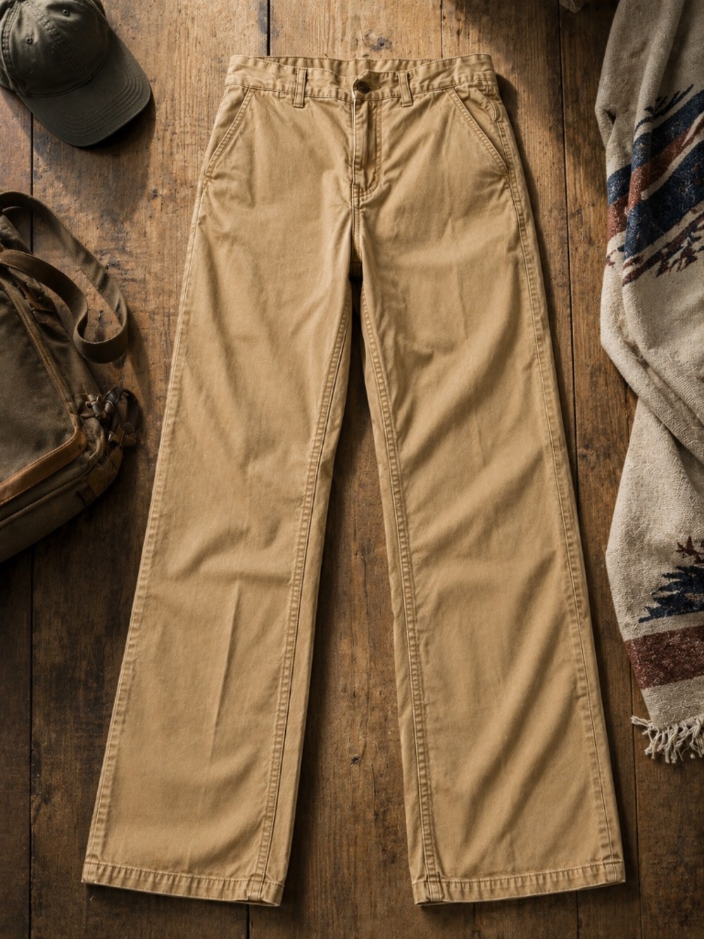 Armani Exchange Men’s Khaki Cotton Pants Size 31 Long Straight Leg